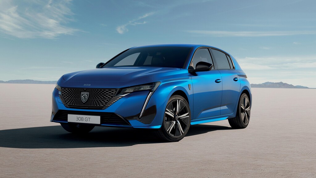 100% elektrinis Peugeot E-308 ir 308 Hybrid | Įkraunamas 